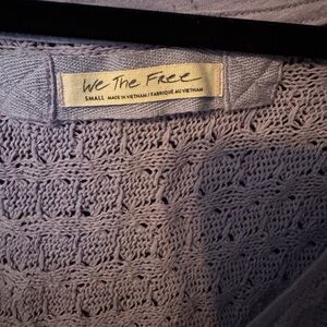 We The Free Lilac Knit Sweater